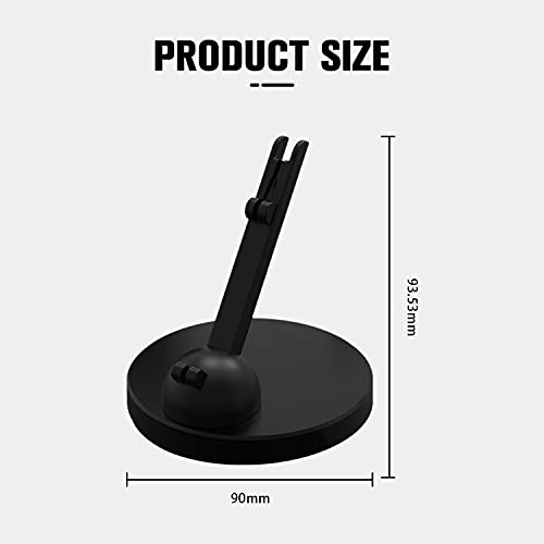Ajazz Games Mouse Bungee Mouse Cord Clip Cord Management System Flexible 360 Degree Rotatable for Esports FPS Games(Black)