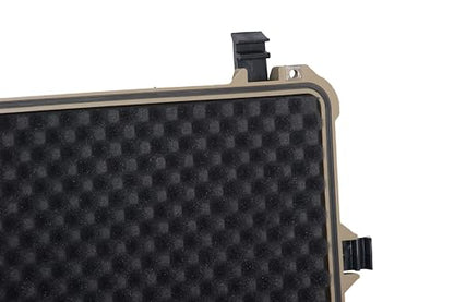 MEIJIA All Weather IP67 Waterproof Hard Camera Case,Hard Protective Case,Hard Case with Customizable Foam,Fit Use of Drones,Camera,Equipments,Pistols(Desert Tan,20.62 x16.85x8.11inches) - color: Desert Tan, size: 20.62 x16.85x8.11inches