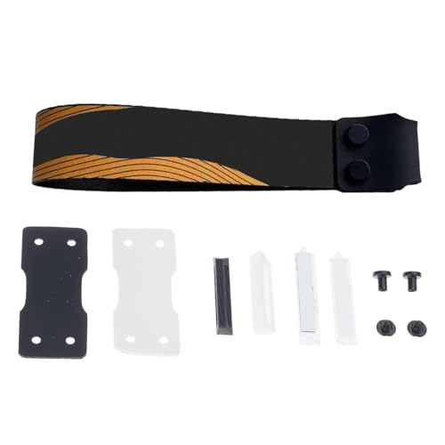 Mechanical Keyboard Ribbon Carrying Strap Heavy-Duty Polyester Wrist Wrap Lanyard for 60 Percent Compact Gaming Keyboards 1-Pair - color: Yellow black lines