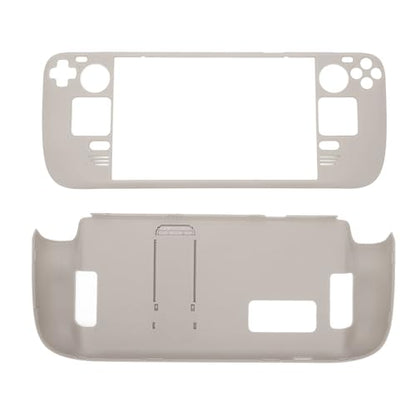 MUNEFE Kickstand Protective Case for Steam Deck, Cover Protector with Stand Base, Full Fingerprint Proof Protective Case for Protecting Your Gaming Console(Ceramic White)