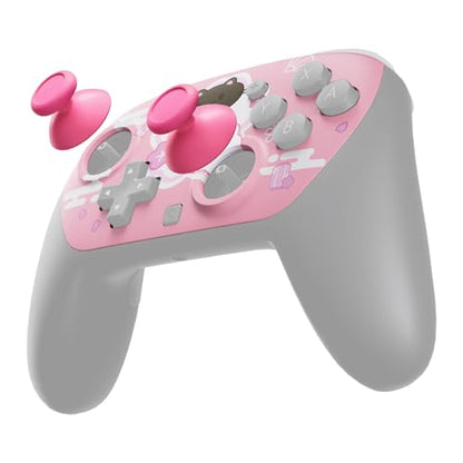 eXtremeRate DIY Replacement Faceplate Shell for Nintendo Switch 2 Pro Controller, Custom Front Housing Case, Thumbsticks and Screwdriver Tools for Switch 2 Pro Controller - Cherry Blossoms Kitten - color: Cherry Blossoms Kitten