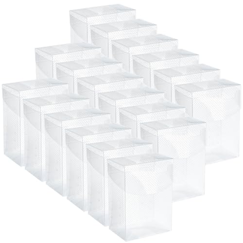 Deekin 18 Packs Deck Cards Box Trading Card Storage Box Case Carrying Case for Family Party Games Supplies(Clear,4 x 2.8 x 2 Inch) - color: Clear, size: 4 x 2.8 x 2 Inch
