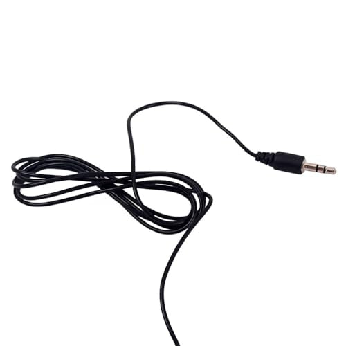 SEWACC Portable Mini Clip Microphone Plug for Smartphone Tablet Voice Capture Compatible with Computer Recording Interview Streaming Black