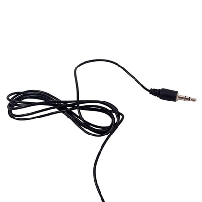 SEWACC Portable Mini Clip Microphone Plug for Smartphone Tablet Voice Capture Compatible with Computer Recording Interview Streaming Black