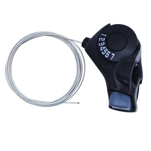 Bike 7 Speed Shifter, Right Thumb Gear Shifters, TX30 Shift Lever,Transmission Bike Gear Shifter AccessoriesOutdoor Mountain Bicycle for Road Bike City Bike Mountain Bike