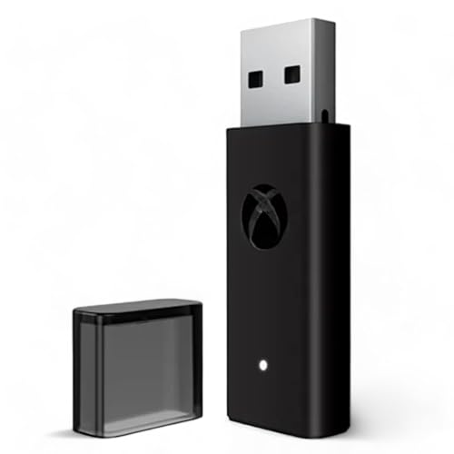Wireless Adapter with Original IC Chip Compatible with Xbox One Controller for PC Windows 10 11