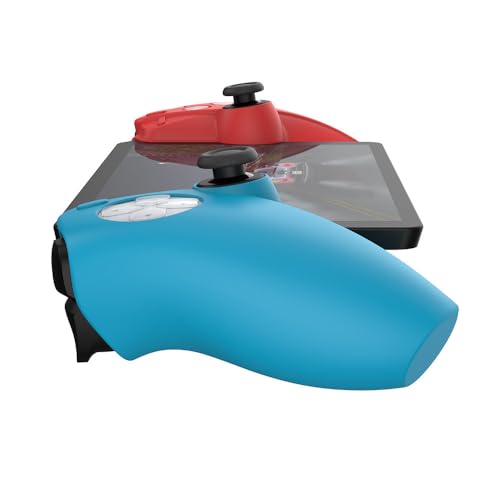 Split Protective Case Controller Silicone Case Cover for PlayStation Portal Console Silicone Scratch Resistant Cover Case Protective Skin Cover (Red/Blue) - color: Red/Blue