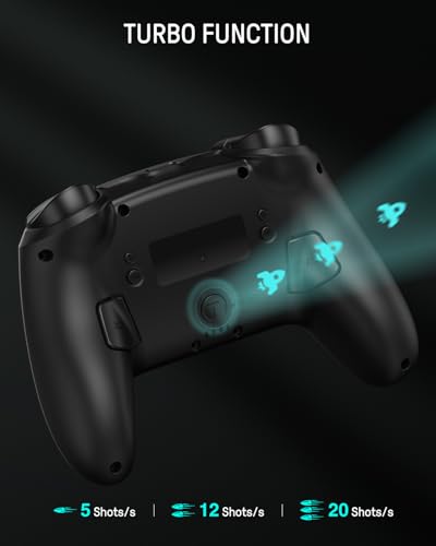 Switch 2 Pro Controller Wireless with Charging Dock, Hall Effect Controller for Switch 2/Switch/OLED/Steam Deck, Luminex Bluetooth Controles with Hidden Glow LED, One-Button Wake-Up, Back Paddles - color: 초록색.
