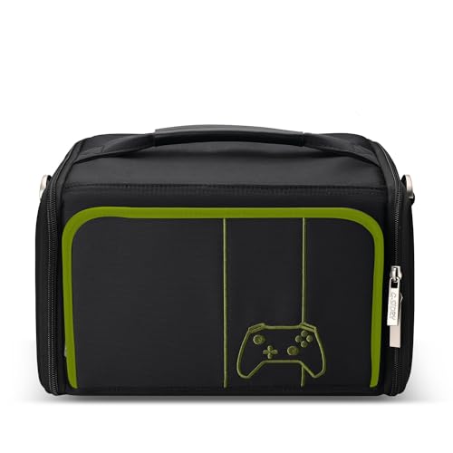 G-STORY Case Storage Bag for Xbox Series S Console Carrying Case, Travel Bag for Xbox Controllers Xbox Games and Gaming Accessories, Included Silicone Cover Skin Protector - color: Xbox S Hard case