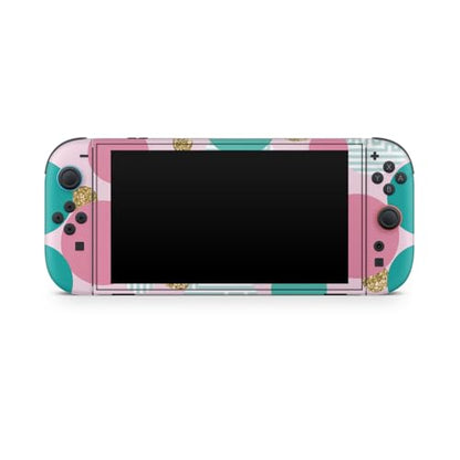 Gaming Skin Compatible with Nintendo Switch 2 Console Only - Golden Bubbles - Premium 3M Vinyl Protective Wrap Decal Cover - Easy to Apply | Crafted in The USA by MightySkins - color: Golden Bubbles, size: Switch 2 Console Skin Only, style: Matte Finish
