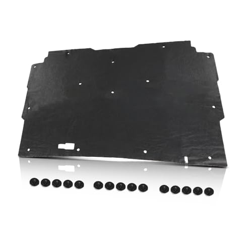 PIT66 Hood Insulation Pad 1/2" with Clips Compatible with Chevy S10 1982-1993, Compatible with Chevy S10 Blazer 1983-1993 - style: 1982-1993 Chevy S10