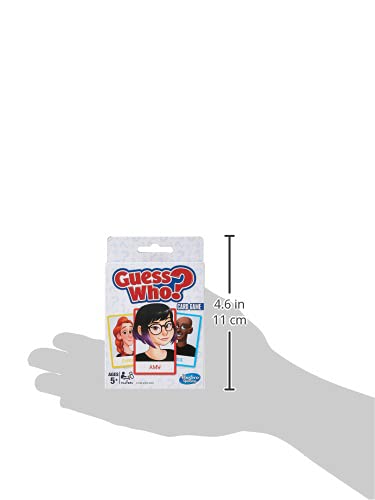 Hasbro Gaming Guess Who? Card Game for Kids, 2 Player Guessing Game, Fun Summer Activities, Vacation Travel Essentials, Ages 5+