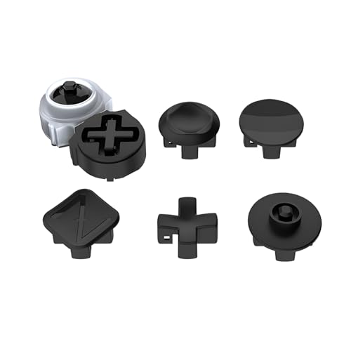 ZD Joystick & D-Pad Module – Replacement Left Stick & D-Pad for O+ Excellence Controller (Asymmetrical Layout, Ginfull TMR Black) - color: Asym. Left Stick&D-pad - Ginfull TMR Black
