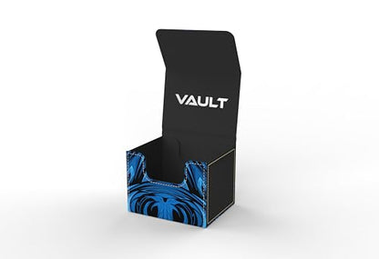 Vault- TCG/MTG 100+ Card Color Combo Deck Box (Blue/Black) - color: Blue/Black