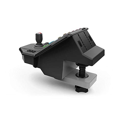 Logitech G Farm Sim Vehicle Side Panel for Simulation 2025 | Front loader stick, 25+ programmable buttons, cruise control dial, durable desk clamp, wired USB connection - style: Side Panel
