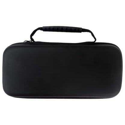 Carry Case for N*intendo Switch & for Switch OLED, Hard Portable Travel Protective Shell Pouch with Pockets for Games & Accessories, Shockproof Lightweight Carrying Case for Console & for Joycons - Black