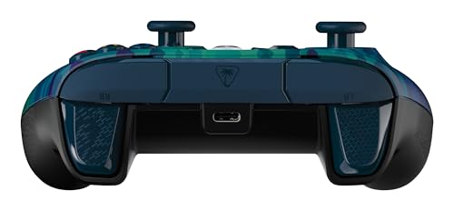 Turtle Beach Rematch Advanced Wired Gaming Controller for Xbox & PC | Xbox Series X|S, Xbox One, PC, 2 Remappable Buttons, Hall-Effect Triggers, Audio Controls, Mic Mute, Ergonomic, Glitch Green - color: Glitch Green