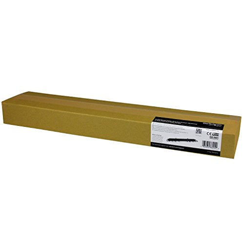 StarTech.com 1U 19" Horizontal Server Rack Cable Management Panel - Network & Data Wire Organizer with Finger Ducts & Vertical/ Horizontal D-Ring Hooks (CMPNL1UC) - style: Finger Duct + D-Ring Hooks