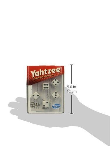 Hasbro Gaming Yahtzee Board Game, Fast-Playing Dice Game for Kids, Teens, and Adults, Strategy Games, Family Games for Kids, 2 or More Players, Ages 8 and Up