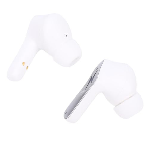 Wireless Gaming Earbuds Earbuds Earphones in Ear Headphones 2.4GHz 5.3 20ms Low Latency 4 Mic ENC 3D Stereo Sound with USB C Adapter for PC Tablet Laptop Smart (White) - color: White