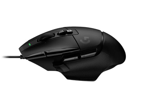 Logitech G G502 X Wired Gaming Mouse - LIGHTFORCE Hybrid Optical-Mechanical Primary switches, Hero 25K Gaming Sensor, Compatible with PC - macOS/Windows - Black