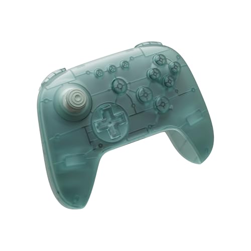 8Bitdo 64 Bluetooth Controller for Analogue 3D, Ghost | Switch/Switch 2, Windows and Android Support, Wired USB, D-Input/S-Input Modes, Hall Effect Joystick, Vibration - color: Ghost