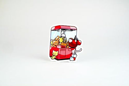 1985 Games Cherry Cat Milk Carton Dice Set – Milk Carton-Inspired Dice for DND | TTRPGs & Tabletop Roleplaying - color: Cherry