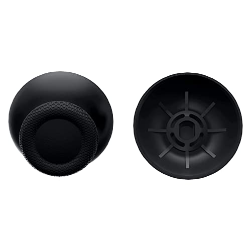 eXtremeRate Black Replacement Thumbsticks for PS5 Controller, Custom Analog Stick Joystick Compatible with PS5, for PS4 All Model Controller - Controller NOT Included - color: Black
