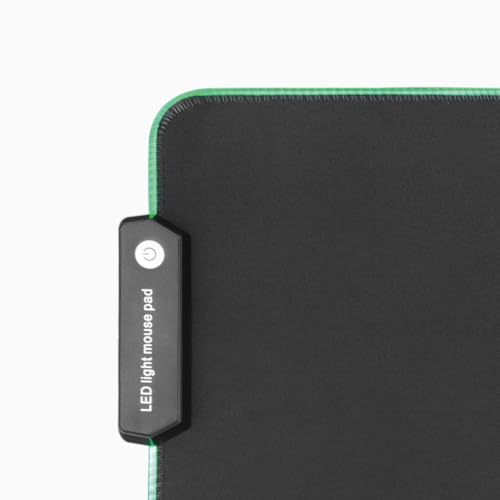 Desky LED Gaming Mouse Pad - Extended RGB Mouse Mat with 10 Lighting
