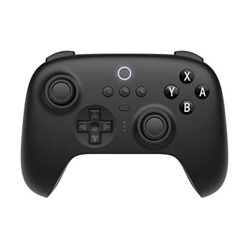 8BitDo Ultimate Bluetooth Controller with Charging Dock, Wireless Pro Controller with Hall Effect Sensing Joystick, Compatible with Switch, Windows and Steam Deck (Black) - color: Black, style: Ultimate Controller