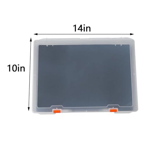 kowaku 1/64 Miniature Figure Storage Box Protection Box Foam Layer Dustproof Reliable Shockproof Travel Case Action Figure Container , Translucent 2 Tier - color: Translucent 2 Tier