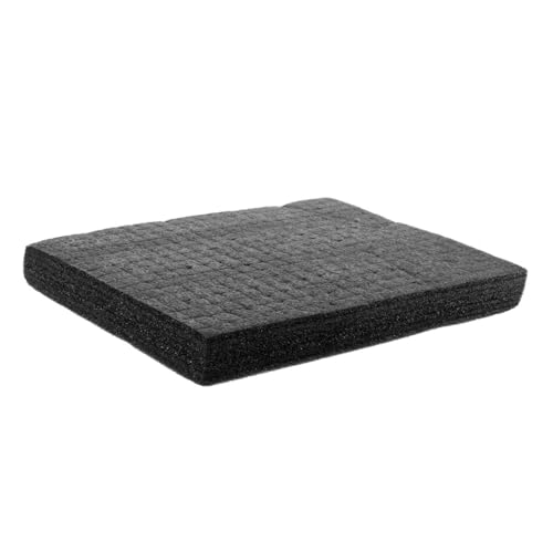 Black Foam Cube Sheet 500x300x30mm High-density Pick and Pluck Foam Insert Pad for Case Protection for Toolboxes Board Games and Transportation Cushioning