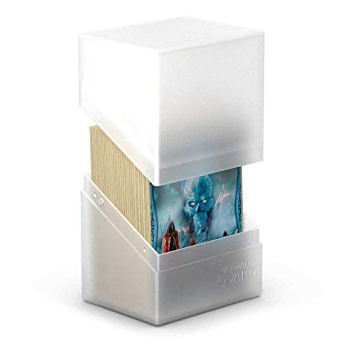 Ultimate Guard Boulder 80+ Classic, Deck Case for 80 Double-Sleeved TCG Cards, Frosted, Secure & Durable Storage for Trading Card Games, Soft-Touch Finish - color: Frosted, size: 80+