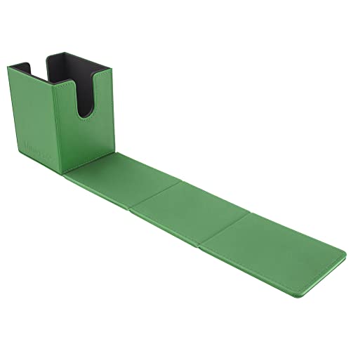 Ultra Pro - Vivid Alcove Flip Card Deck Box (Green) - Stores & Protects Up To 100 Standard Size Collectible Cards, Baseball, Gaming, Sports or Any Standard Size Cards In Collections - color: Green