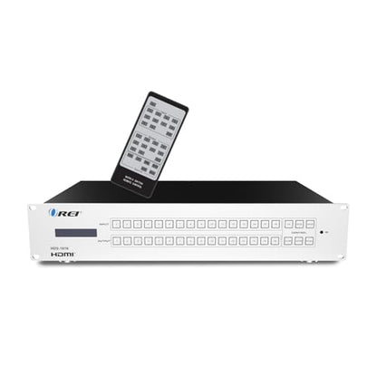 OREI 16x16 HDMI Matrix Switch – 4K@30Hz, EDID, RS-232, WebGUI, IR, HDCP 2.2 | 16x16 Switcher, 16x16 Matrix – 10.2Gbps, Scene Save & Recall, Round Robin, Dolby Atmos, DTS:X, 2U Rack Mount - size: 16X16 Matrix Switch