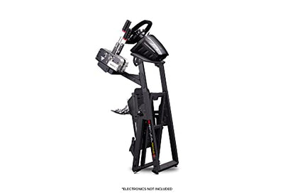 Next Level Racing Wheel Stand 2.0. Steering wheel stand for Thrustmaster, Fanatec, moza Racing on PC and video game consoles. Upgradeable to full cockpit with GTSeat add-on (not included)