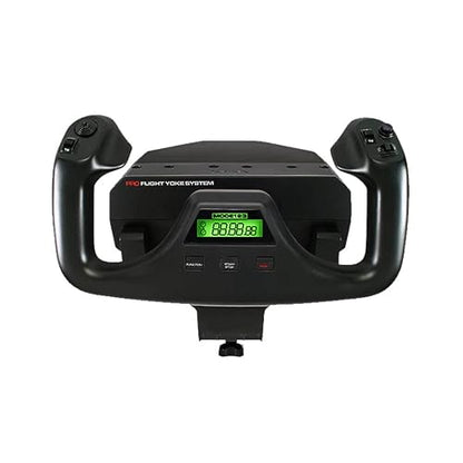 Logitech G PRO Flight Yoke System, Professional Simulation Yoke and Throttle Quadrant, 3 Modes, 75 Programmable Controls, Configurable Throttle Knobs, Steel Shaft, USB, PC - Black