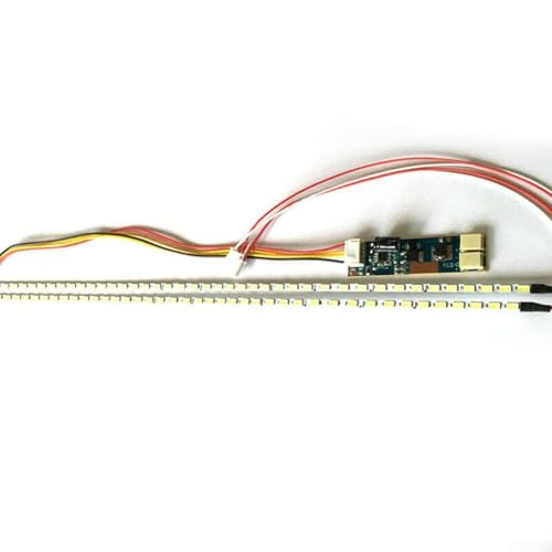 533mm LED Backlight Strip Kit, High Brightness 700 Nits, Upgrade for 15 23 Inch LCD Monitor, 5630 Lamp Beads, Energy Saving Fiberglass Board, for Easy Install with Driver and Cable