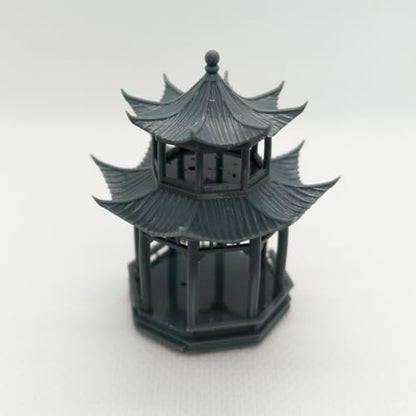 MRY-SFW Yao's Studio LYT144293 1/144 Miniature Factory Building Military Car Railroad Track Accessory Props Diorama Scenery Chinese Architectual Gazebo Model1pc