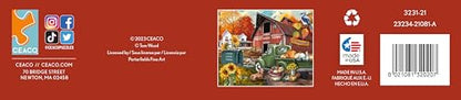 Ceaco - Farm Sweet Farm - 1000 Oversized Piece Jigsaw Puzzle