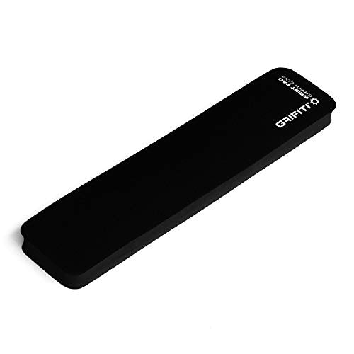 Grifiti Fat Wrist Pad 12" x 2.75” x 0.75" Inch Keyboard Rest Thick Small Ergonomic Computer Keyboards Hand & Palm Wrists Rests Support Carpal Tunnel Resting Pads Accessories (Thin 12 x 2.75 x 0.75) - size: Thin 12 x 2.75 x .75