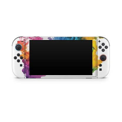 Gaming Skin Compatible with Nintendo Switch 2 Console Only - Aqua Paint - Premium 3M Vinyl Protective Wrap Decal Cover - Easy to Apply | Crafted in The USA by MightySkins - color: Aqua Paint, size: Switch 2 Console Skin Only, style: Matte Finish