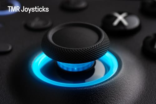 8Bitdo Ultimate 2 Bluetooth Controller with TMR Joysticks, Switchable Hall Effect/Tactile Triggers, Vibration, Motion Control, RGB Fire Ring and Back Buttons for Switch/Switch 2 & Windows PC - Black - color: Black, size: Ultimate 2 Bluetooth