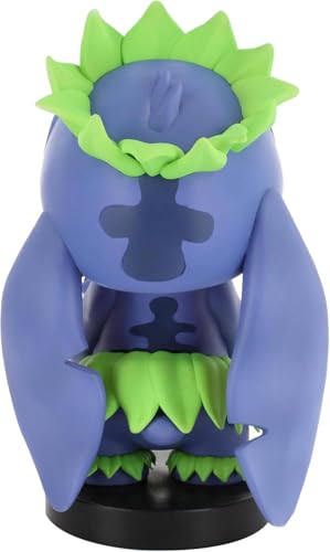 Exquisite Gaming Stitch Phone Holder & Controller Stand, 8.5 in Hula Figure, Disney Licensed