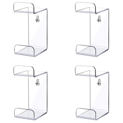 Bloepum 4X Universal Game Controller Holder Wall Mounted Headset Stand Hanger Space Saving Gamepad Holder for