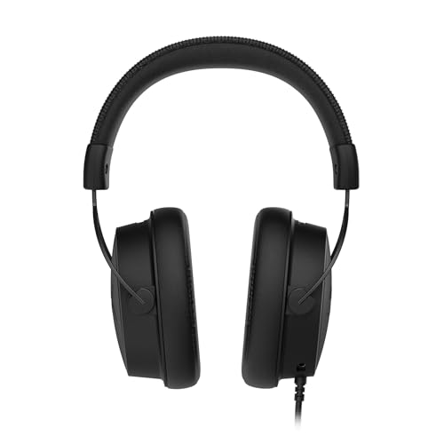 HyperX Cloud Alpha S - PC Gaming Headset, 7.1 Surround Sound, Adjustable Bass, Dual Chamber Drivers, Chat Mixer, Breathable Leatherette, Memory Foam, and Noise Cancelling Microphone – Blackout