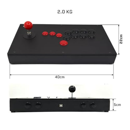 FightBox M1-PC All Button Leverless Arcade Fight Stick Game Controller Compatible With PC/PS3/Switch