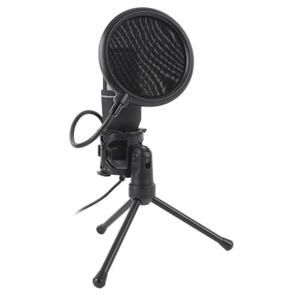 Fabater RGB Gaming Microphone Wired USB Condenser with Noise Reduction for Streaming and Gaming Setup with Tripod Stand