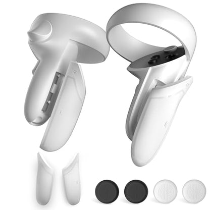 Battery Covers for Meta Quest 2 Controller,DUXICEPIN Replacement Battery Covers kits,Granular non-slip design,Replacement Parts Accessories,Compatible with Oculus Quest 2 Controller | Granular non-slip design for meta quest 2 accessories,Replacement Parts