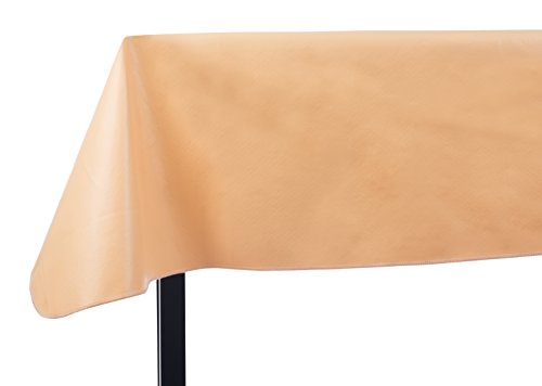 Heavy Duty Vinyl Rectangle or Square Tablecloth – 6 Gauge Heavy Duty Tablecloth – Flannel Backed – Wipeable Tablecloth with Vivid Colors & Many Sizes 52 x 70 Banana - color: Banana, size: 70" x 52" (Rectangle / Oblong)